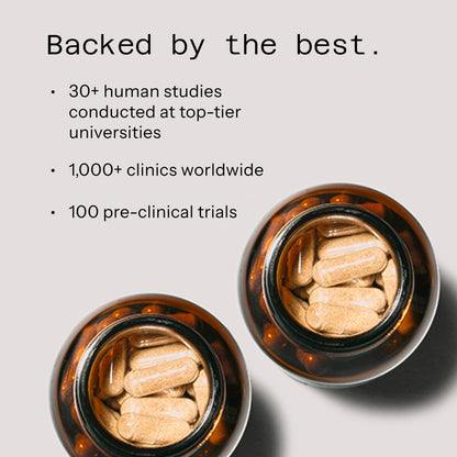 Quality of Life Premium Kinoko Platinum AHCC Herbal Supplement, 750mg per Capsule, for Immune Support, Liver Function, Maintains Natural Killer Cell Activity, Pack of 1, 60 Veggie Capsules